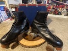    vtg Betty Lytle Styled Hyde Chicago Minuteman 66 Black Roller Skates Size 8