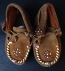 Vintage Baby Shoes Lot 3 Pair Moccasins white Mary Janes white Leather High Tops