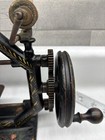 1870   s Johnson Clark Medal Octagonal Iron Small Sewing Machine Stenciling