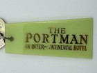 Vintage The Portman Intercontinental Hotel Key