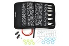 Chiaogoo 5  Twist Red Lace Interchangeable Needle Set - Large