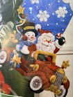 Bucilla Felt Applique Christmas Stocking Kit Holiday Drive 18 Inch