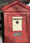      1960-70s Gamewell Red Fire Alarm Call Box W  Landline Phone Inside Vtg