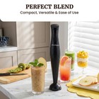 Elite Gourmet Ehb2425b Immersion Hand Blender  1-touch  150w  Black