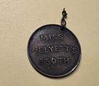 1892 Hollis Street Theatre Silver Theater Pass Token Boston