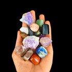  healing Stones Gift Set     10 Chakra Crystals With Wooden Box  Reiki Energy Kit 