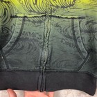 Blac Label Kids Full Zip Hoodie Green Wave Design Size 8-9 Unisex