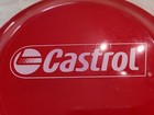 Rare Vintage 9 25  Red W white Letters Castrol Motor Oil Frisbee By Flyer - Usa