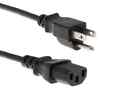 Lot Of 10 Three Prong Pin 6 Ft Ac Power Cord Cable For Pc Xbox Ps4 Computer