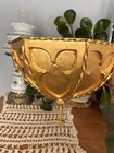 Vintage Catholic Water Holder Chalice Or Religious Vessel  Brass Or Copper 