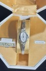 Vintage Bulova 14k Solid White Gold Watch Case -  219848 - Rare- With Box
