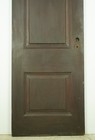 Vintage 2 Panel Dark Stained Pine Passage Door 81 X 29 625 In 