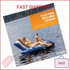 Intex Inflatable Lounge Pool Recliner Lounger Chair With Cup Holders - Heavy-dut