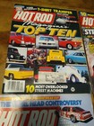 Vintage Lot Of 12 Hot Rod Magazines 1985-1992 Various Back Issues 