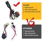 For Kx65 Klx110 Crf110 Pitbike Plug   Play Led Headlight Light Bar Lighting Kit