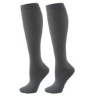 2 Pairs Compression Socks Men Women Varicose Veins Running Travel Sports