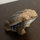 Vintage Porcelain Hirado Toad Figurine Frogs Garden Statue Made In Japan2 5 x4  