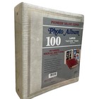 Gray Pioneer Deluxe Cover Fast-stik Binder Photo Album 100 Photos Up To 8x10 New