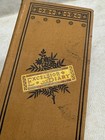 1885 Antiquarian Excelsior Personal Diary Journal Used - See Photos Of Entries