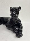 Vintage Mcm Black Panther Ceramic Figure 19  X 6 5  X 6 5 