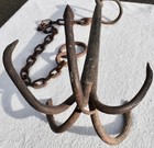 Vintage 19th Century Boat Anchor  10  X 19  Hand Forged