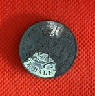 Canadian Bank Of Upper Canada Half Penny Token 1854  lot  sbouchp-2a 