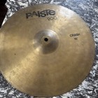 Paiste 16  Signature  Crash Cymbal And 15    Zildjian Turkish Symbol