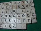 100 Authentic Scrabble Tiles Wooden Letters Replacement Craft Wood Genuine  