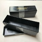 Bulk - 25 X Lot - Black Pcgs Storage Holder Box - Each Can Hold 20 Pcgs Slabs