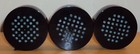 3 Black Round Cigar Humidor Humidifier