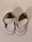 Vintage White Leather Baby Shoes