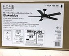 Home Decorators Blakeridge 60in led Bronze Indoor outdoor Ceiling Fan New
