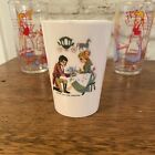 3 Vintage Walt Disney s Cinderella  Collector Drinking Glasses Circa 1950 s-60   s