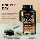 Pure Cinnamon Capsules  Certified Organic Ceylon Cinnamon Pills  Non-gmo  Gluten