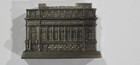 Vintage Northern Trust Company Metal Coin Bank 1974 Building Shaped Detailed
