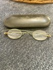 Antique Wire Rim Glasses With Case