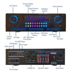 Home Theater System - 2000 W Bluetooth Amplifier W 4 Qty Ceiling Speakers 6 5  