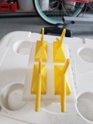 Vintage Sip-a-pop Ice Pop Maker W  Straws Freezer  4 Popsicle Molds Yellow        