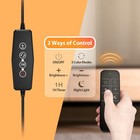 Reading Light With Remote  Led Desk Lamp Clip On  1h Timer   Nightlight 