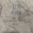 Vintage Korean War Era Field Protective Gas Mask Bag Carrier M9a1 M l Nice