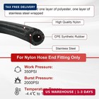 An6 Power Steering Pump Hose Kit To Gear Or Rack   Pinion And Return To Reser   