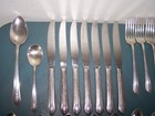 Vintage 1939 Wm Rogers International Imperial Sectional Silverware Flatware Lot