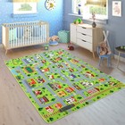 Large Non-slip Mat Educational City Road Kids Car Play Rug Soft Activity Carpet