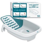 Adjustable 4-in-1 Infant Baby Bathtub Reclining Wash Seat Newborn To Toddler