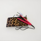 Plugged Tourmaline Mini Styling Flat Iron Straightener Travel Size 450  f Pink