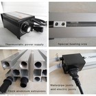 Portable 48  1200mm  Manual Acrylic Light Box Plastic Pvc Bender Heater Machine