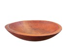 Vintage Hand Turned Wooden Bowl 9  Primitive Colonial Cottage Farm Grandma