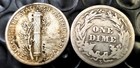 1916-s Barber  f    Mercury  au  Silver Dime Transition Set First Last Year