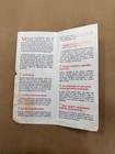 Vintage 1985 American Cancer Society Nutrition Common Sense And Cancer Brochure