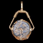 37-44 Ad Prutah Herod Agrippa I Judean Roman Empire Bible Money 14k Gold Pendant